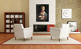 Slika na platnu DAMA Z BRAVO - Leonardo da Vinci 00 REP024